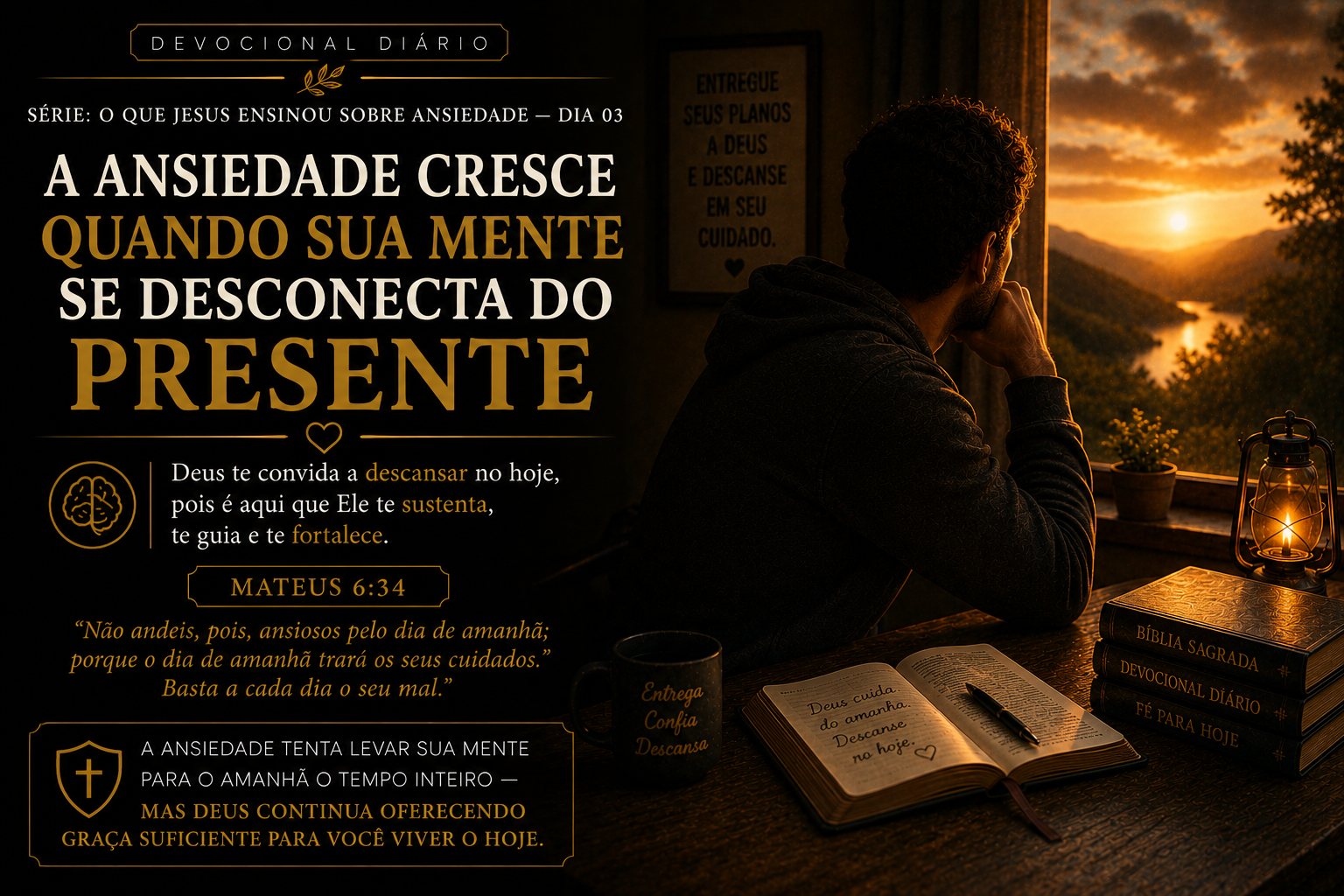 O QUE JESUS ENSINOU SOBRE ANSIEDADE – DIA 03