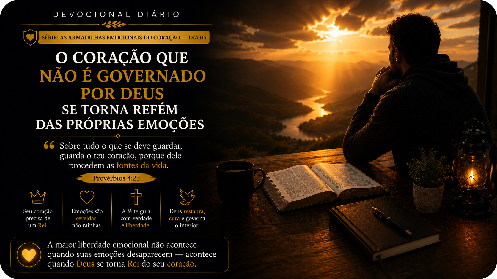 AS ARMADILHAS EMOCIONAIS DO CORAÇÃO — DIA 05