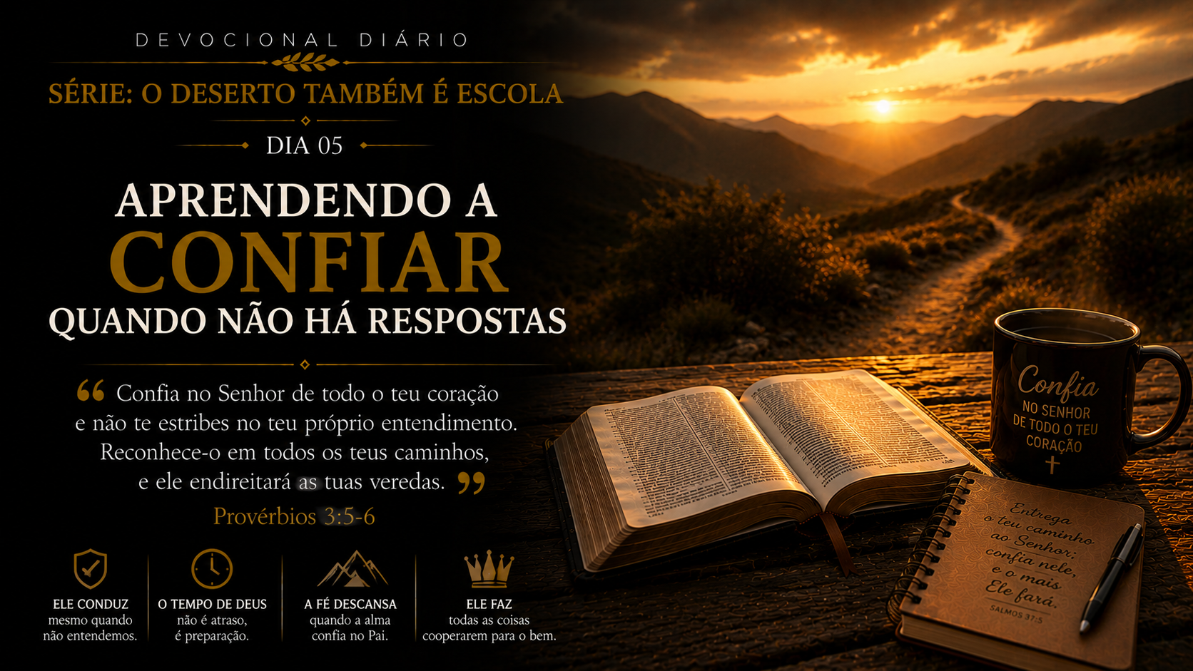 O DESERTO TAMBÉM É ESCOLA — DIA 05