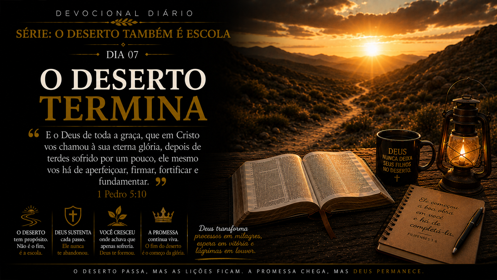 O DESERTO TAMBÉM É ESCOLA — DIA 07