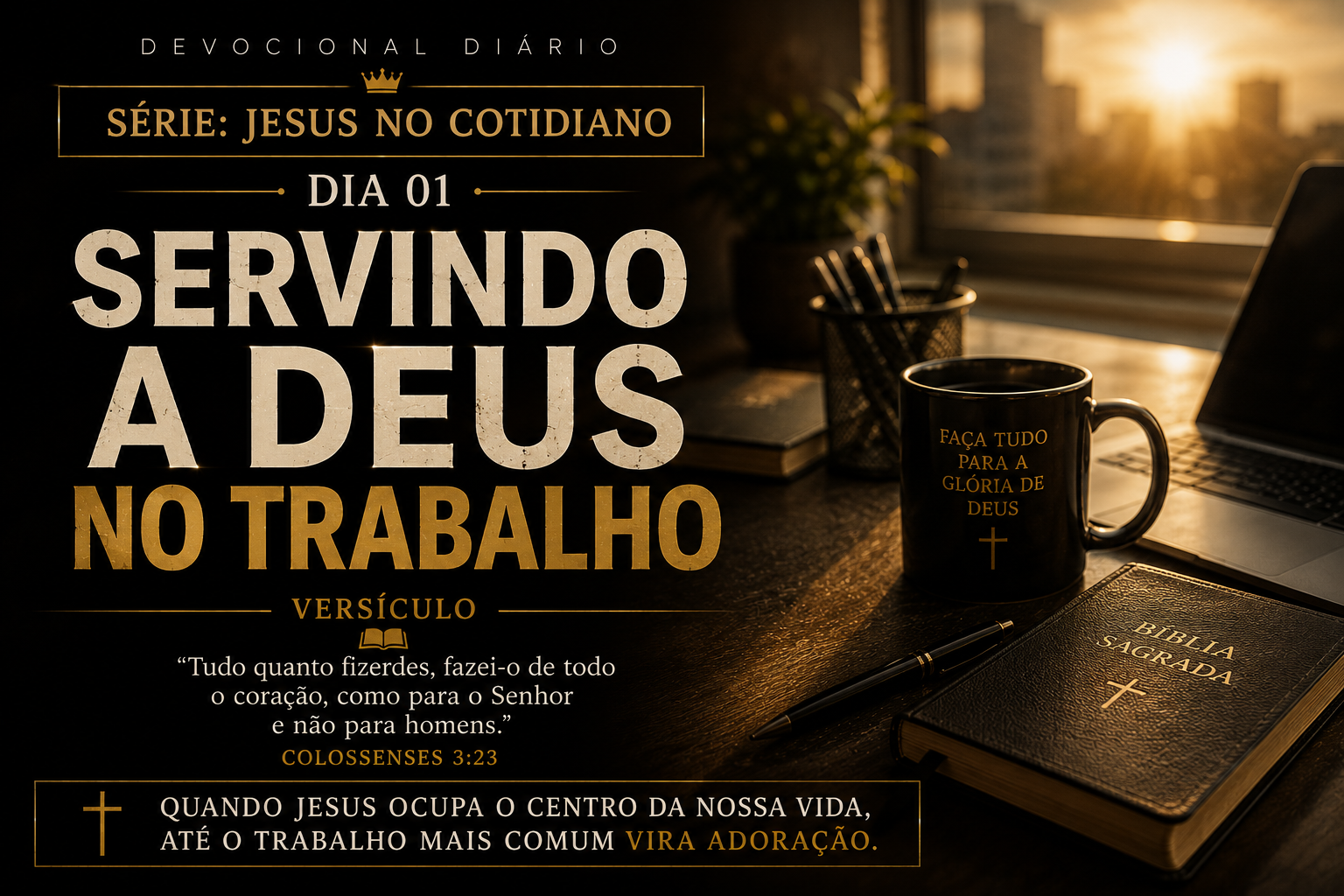 JESUS NO COTIDIANO — DIA 01