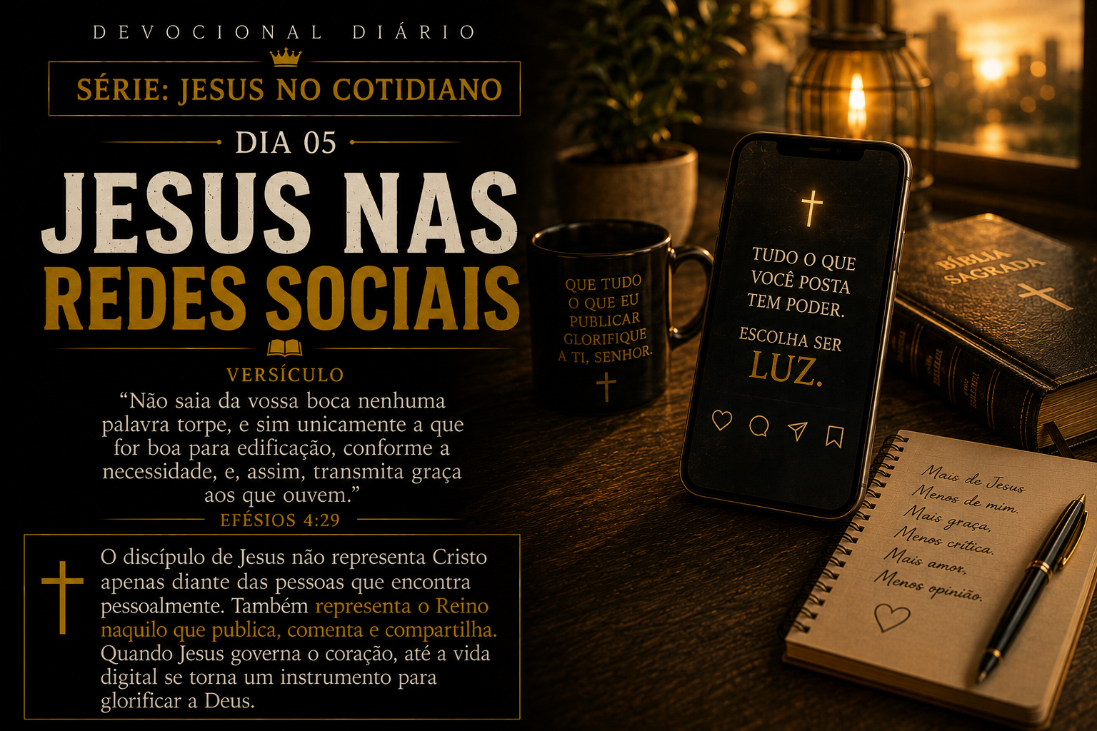 JESUS NO COTIDIANO — DIA 05